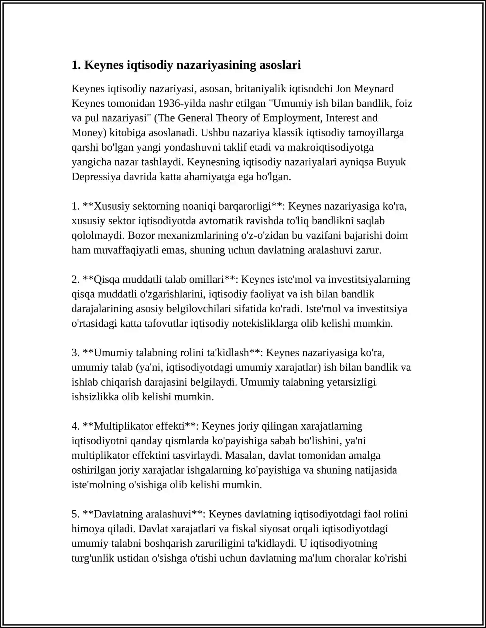 KEYNSNING IQTISODIY TA'LIMOTI 3