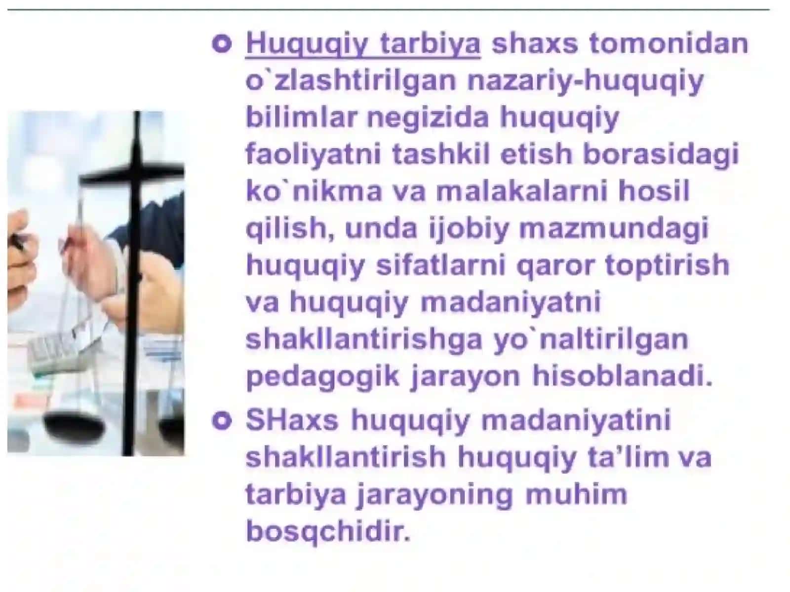 Huquqiy tarbiya mazmuni 3