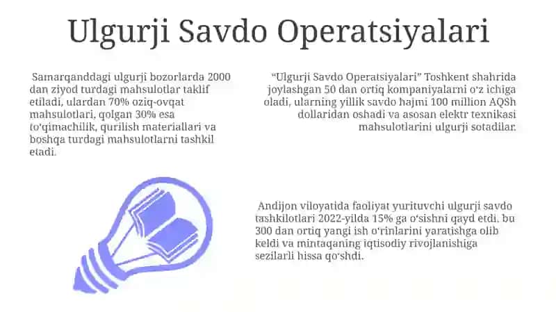 Ulgurji Savdo Operatsiyalari 3