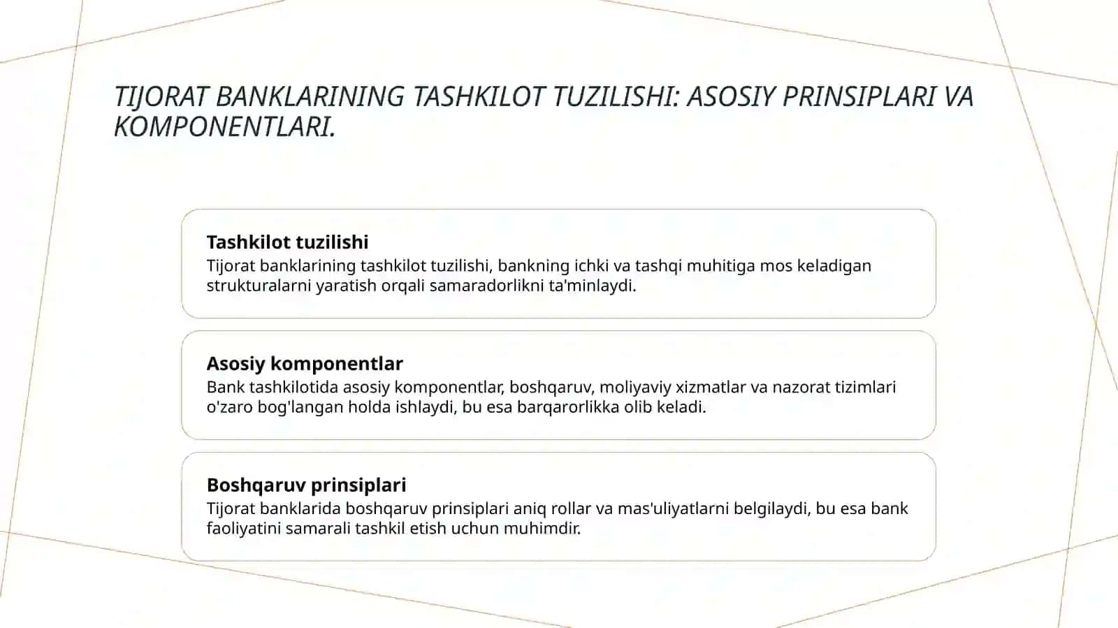 Tijorat banklarining tashkilot tuzilishi 3