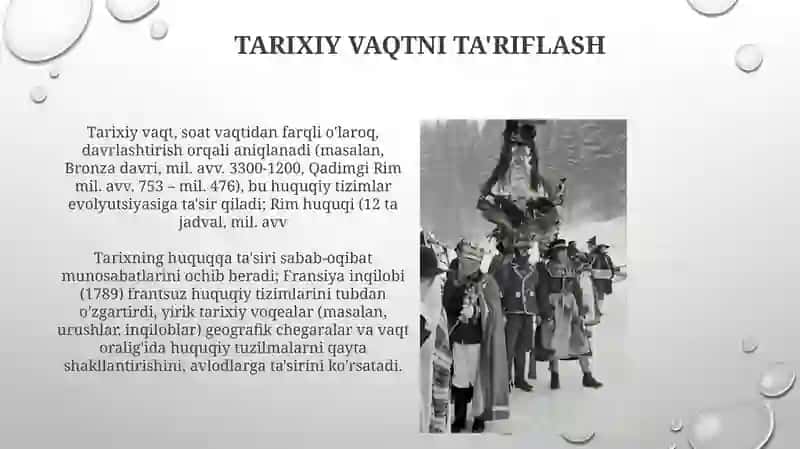 Tarixiy qonuniyat va tarixiy vaqt 3