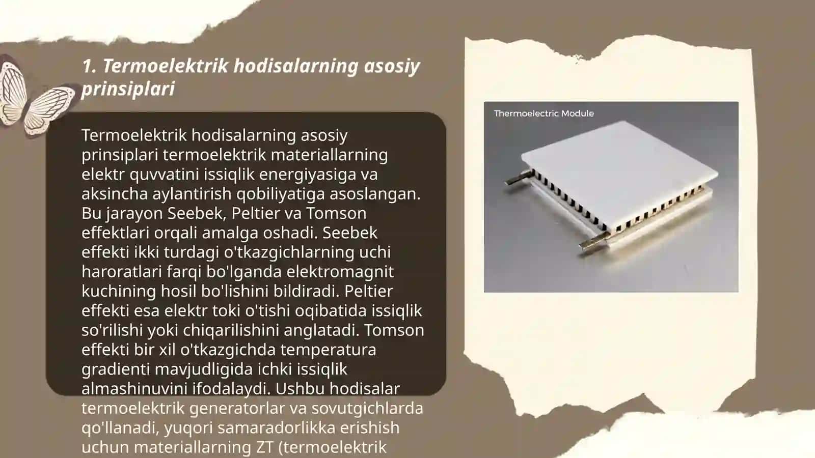 Termoelektrik hodisalar 3