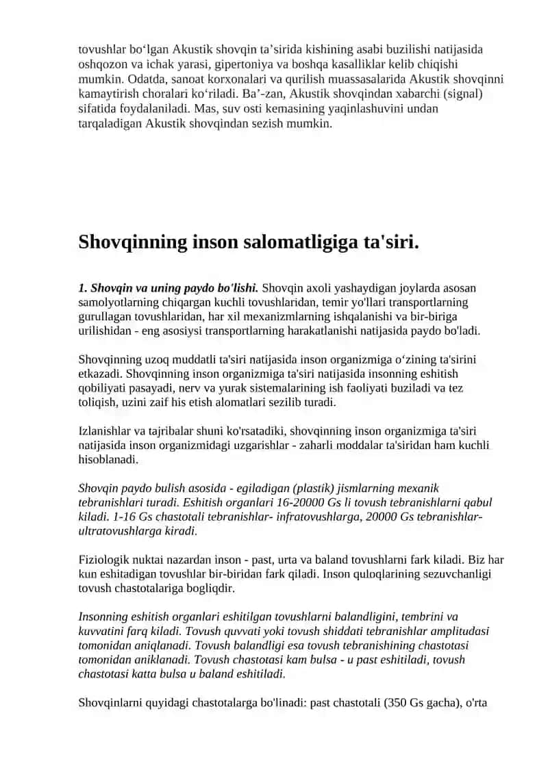 Akkustik ritmning yaxshilash chora-tadbirlari. 3