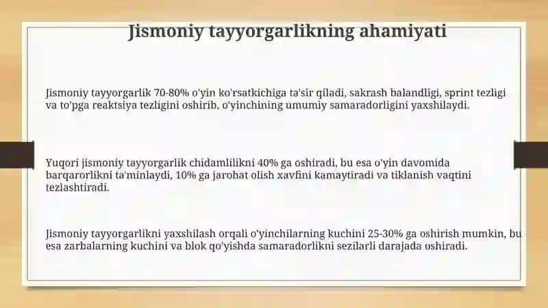 Jismoniy Tayyorgarlik Maxorati 3