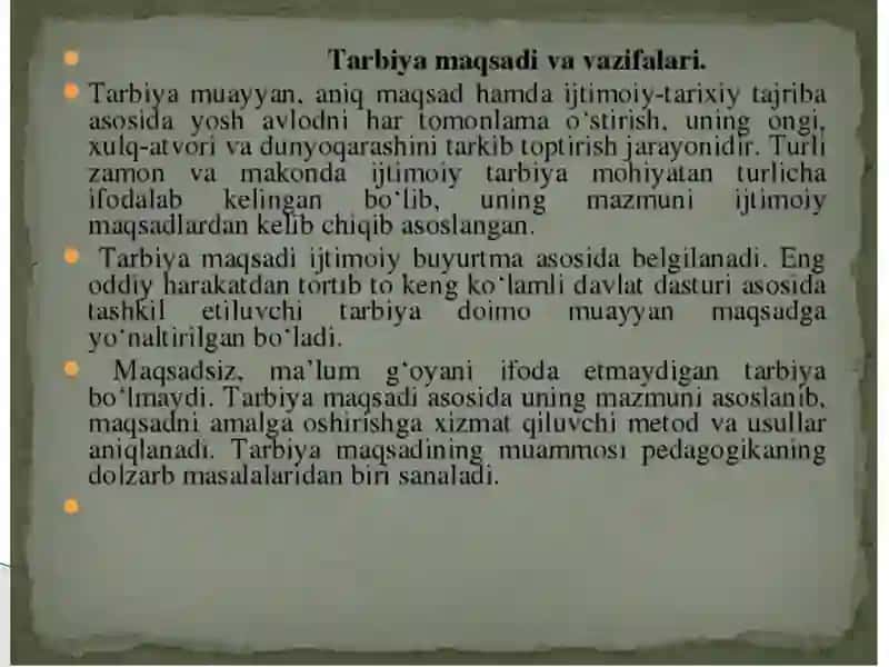 Tarbiya   tushunchasi va metodlari 3
