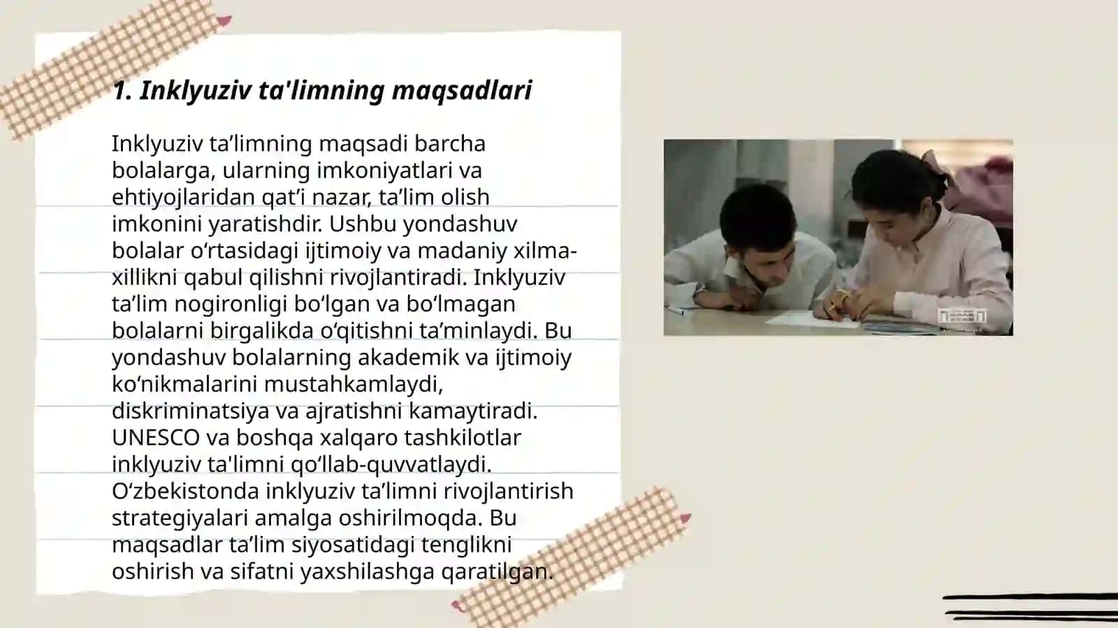 Inklyuziv ta'lim va gospital pedagogika 3