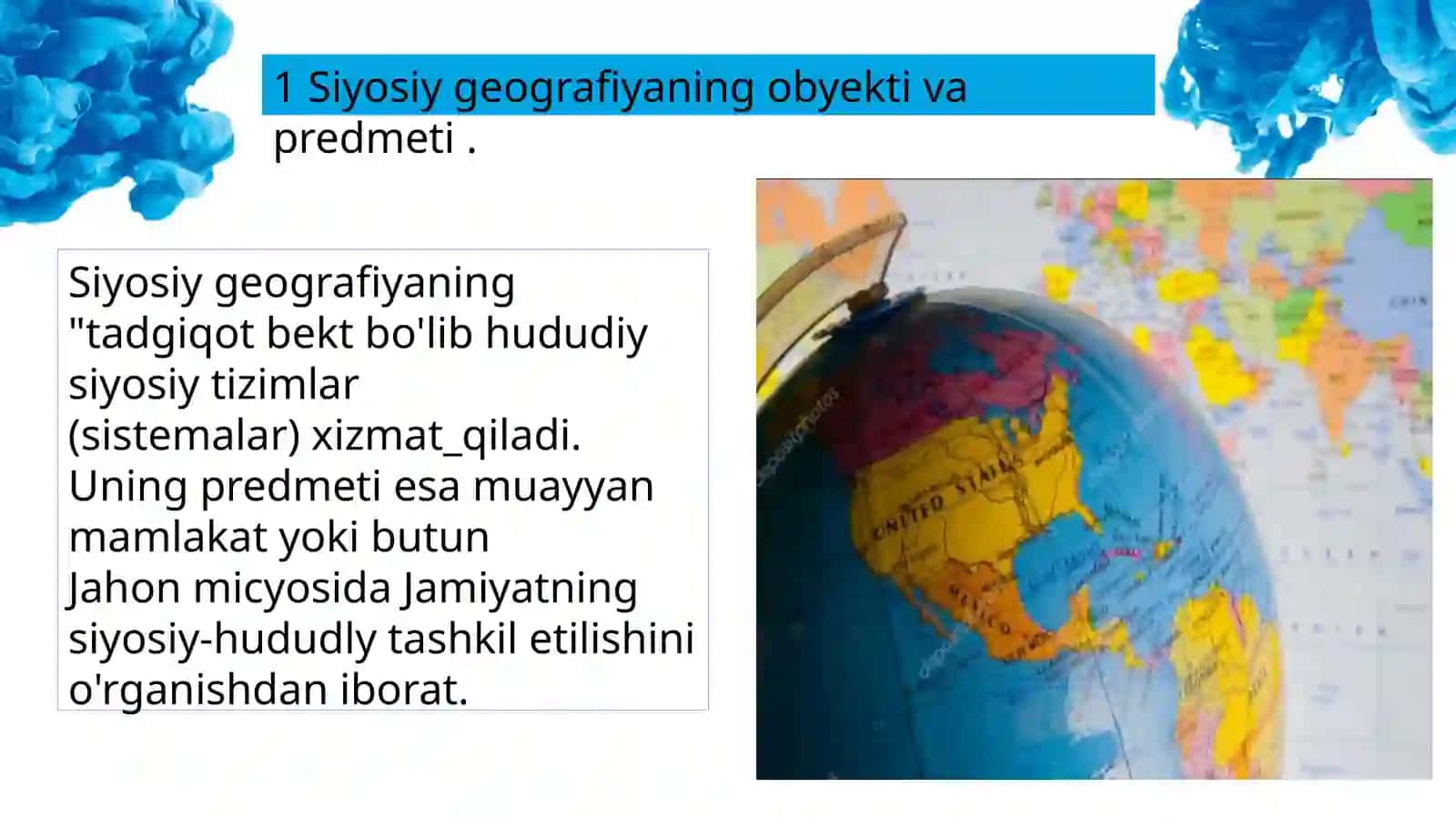 Siyosiy geografiya 3