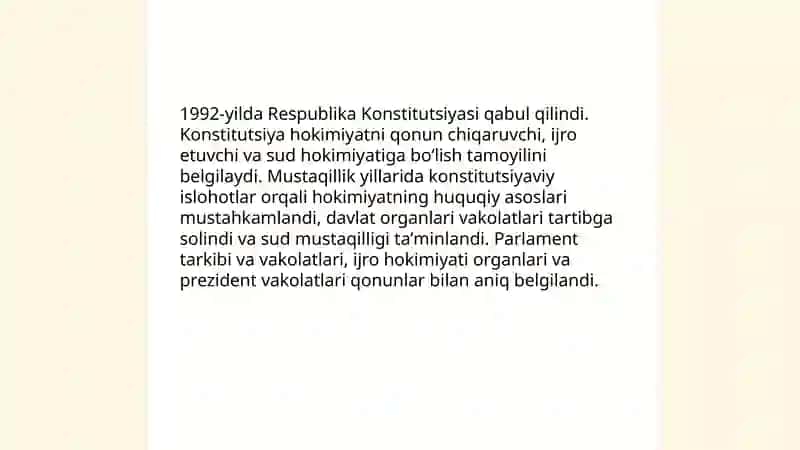 Konstitutsiyaviy islohotlar va hokimiyatlar taqsimoti 3