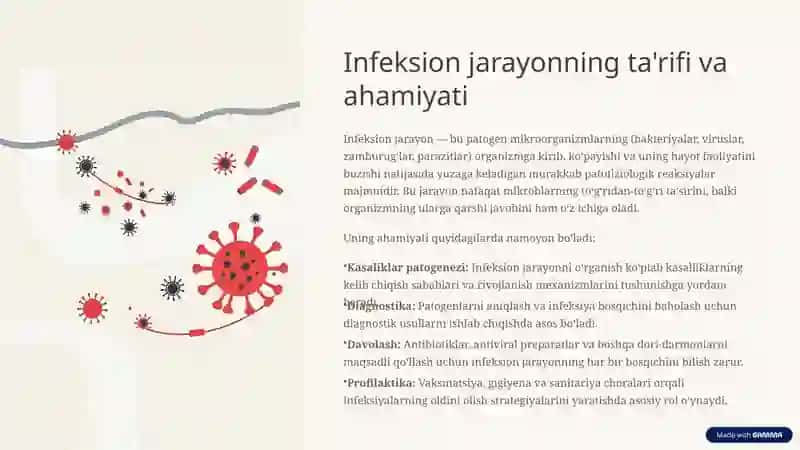 Umumiy infeksion jarayon haqida tushuncha 3