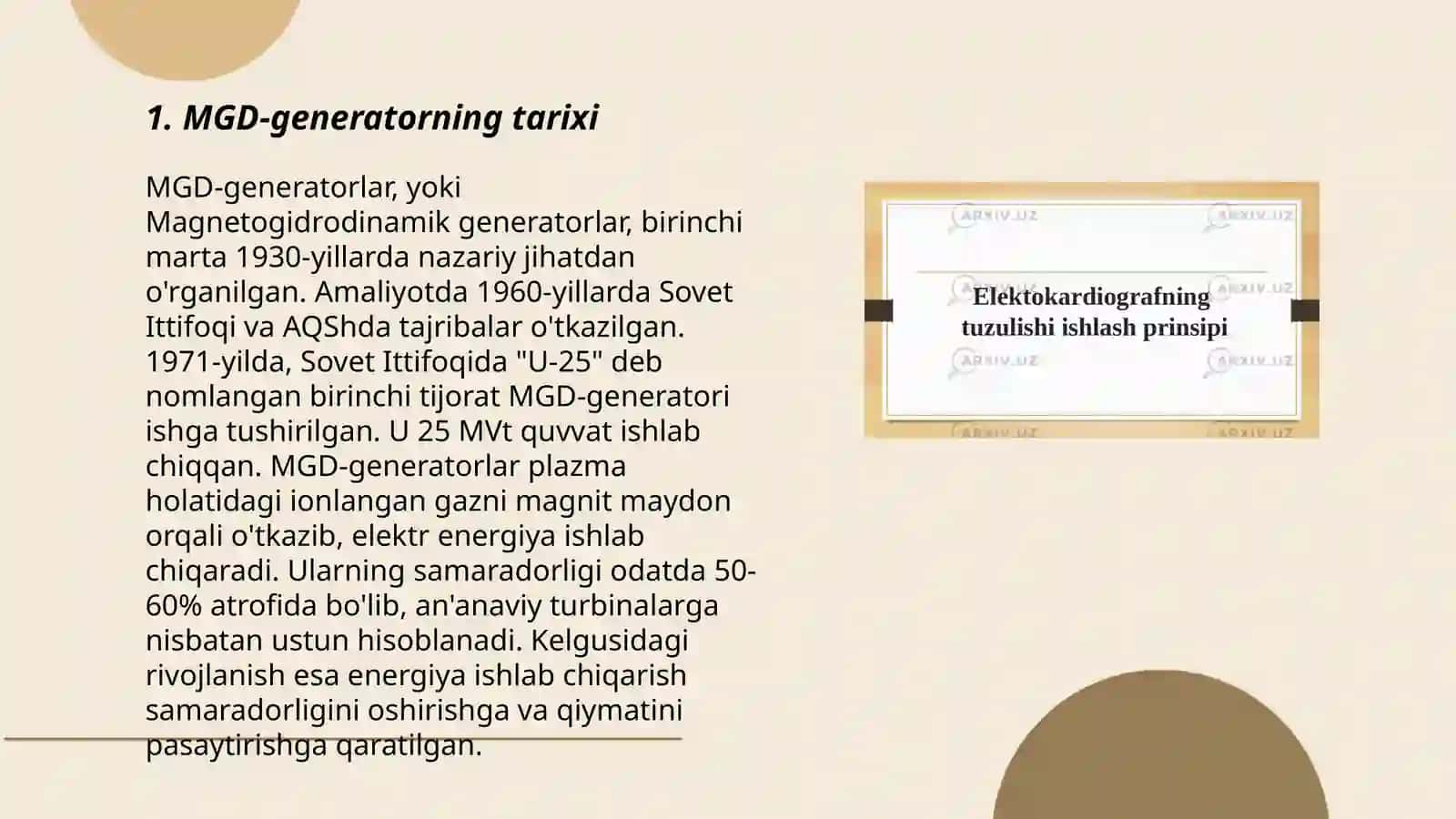 MGD-generator va uning ishlash prinsipi 3