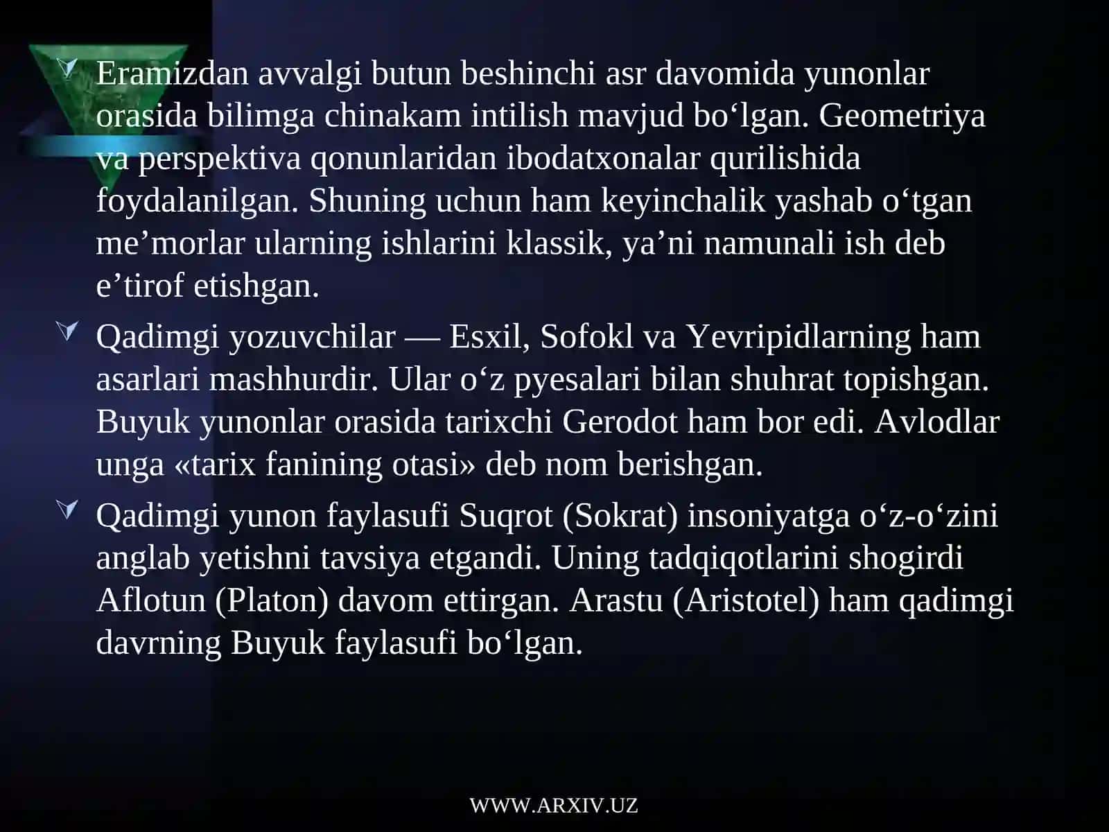 Qadimgi Yunoniston falsafasi 3