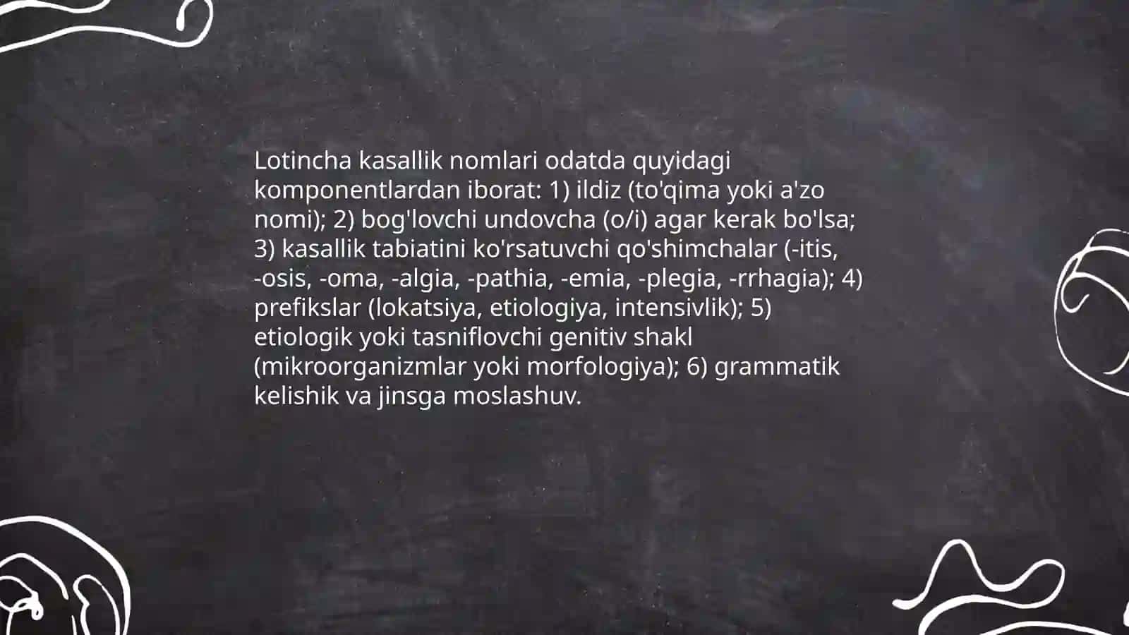 Lotincha kasallik nomlarining tuzilishi 3