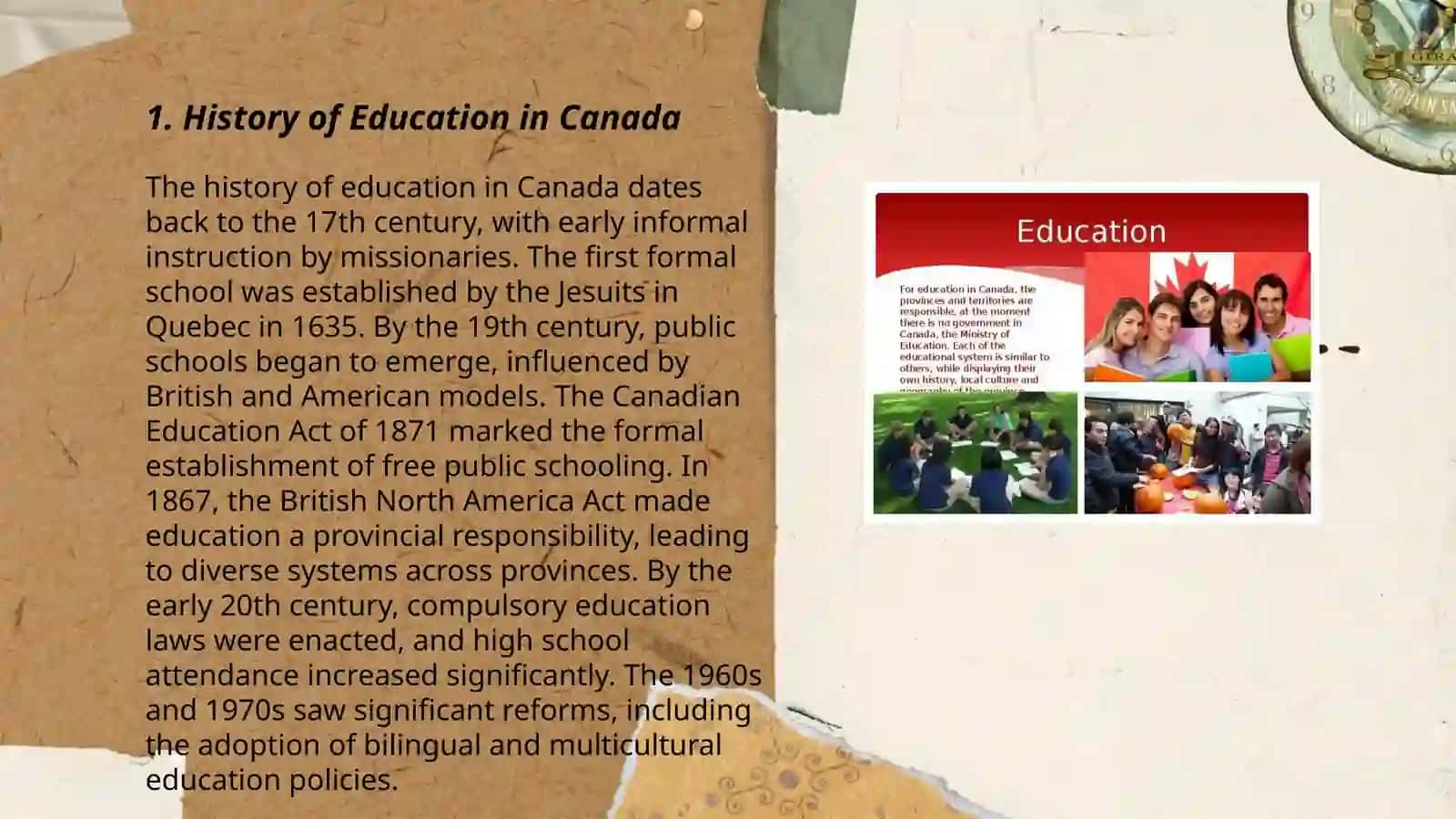 Canada and its education systems 3