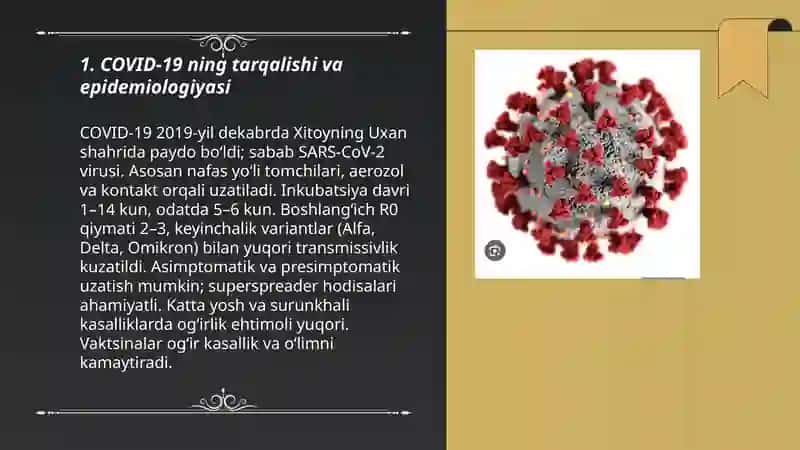 COVID-19 ning tarqalishi va epidemiologiyasi 3