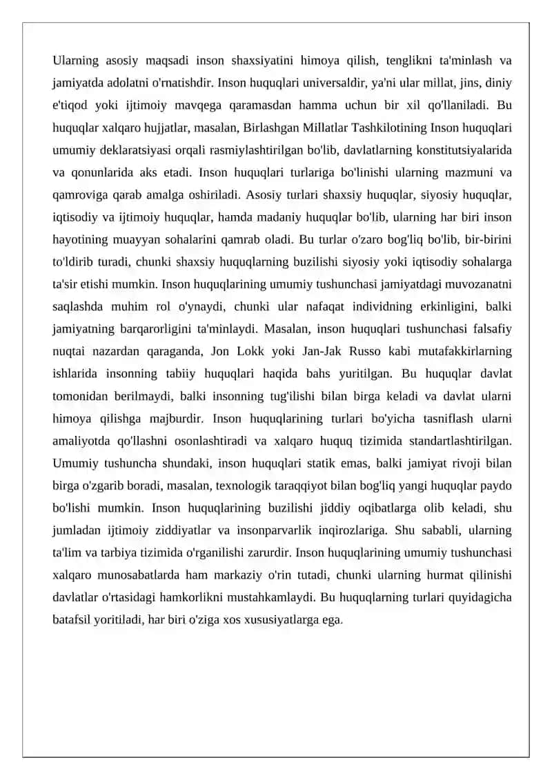 Inson huquqining kafolatlari 3
