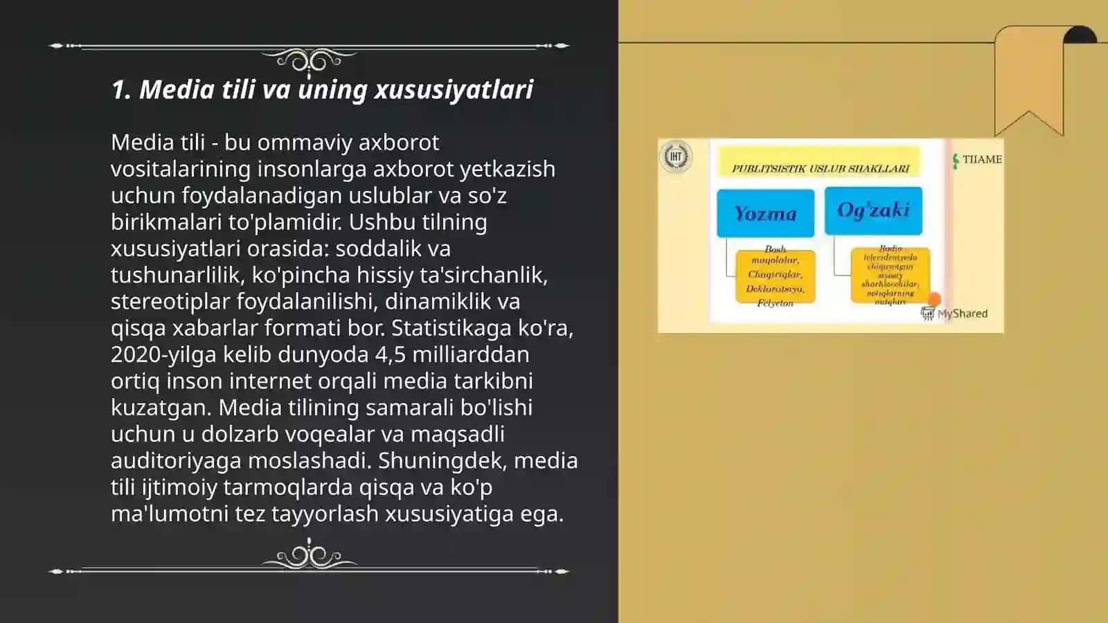 Media tili va uslubi 3