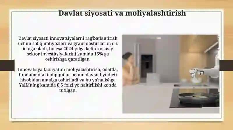 Innovatsion faoliyatni bugungi infratuzilmasi 3