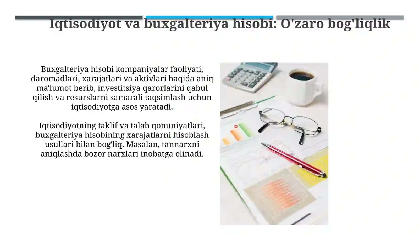 Iqtisodiyot va buxgalteriya hisobi 3