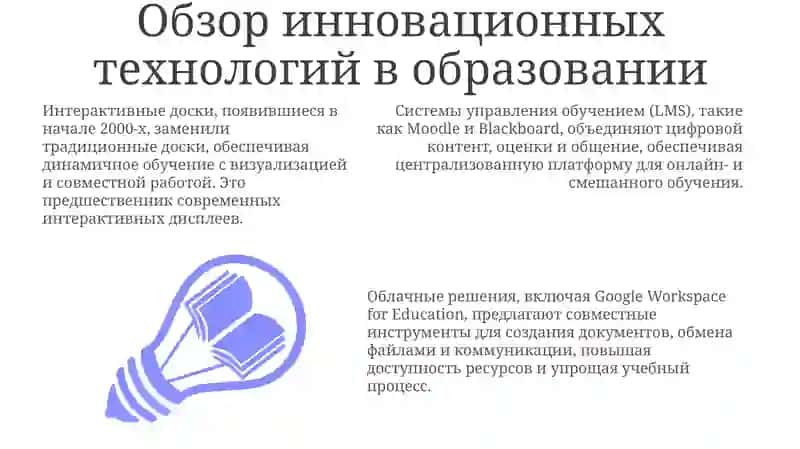 Инновационные технологии в образовании: Обзор и возможности 3