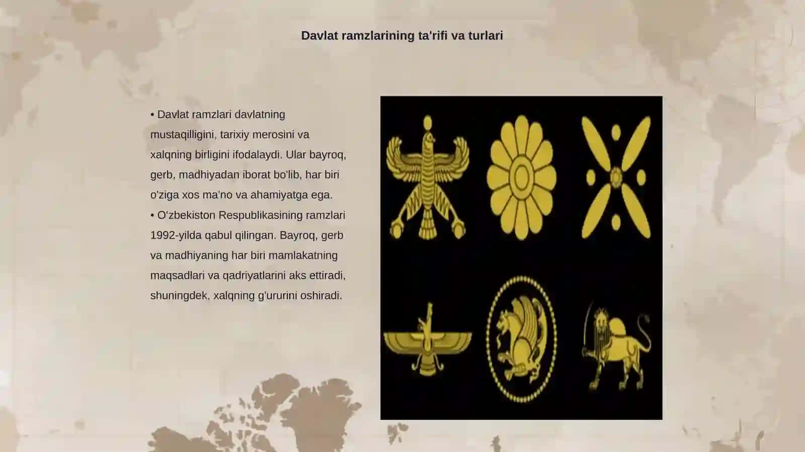 O‘zbekiston Respublikasi Davlatining ramzlari va ahamiyati 3