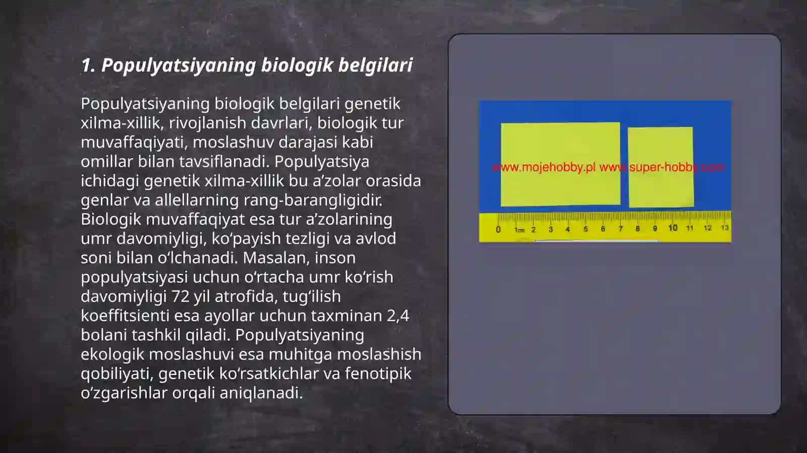 Populyatsiyaning asosiy belgilari va xususiyatlari 3
