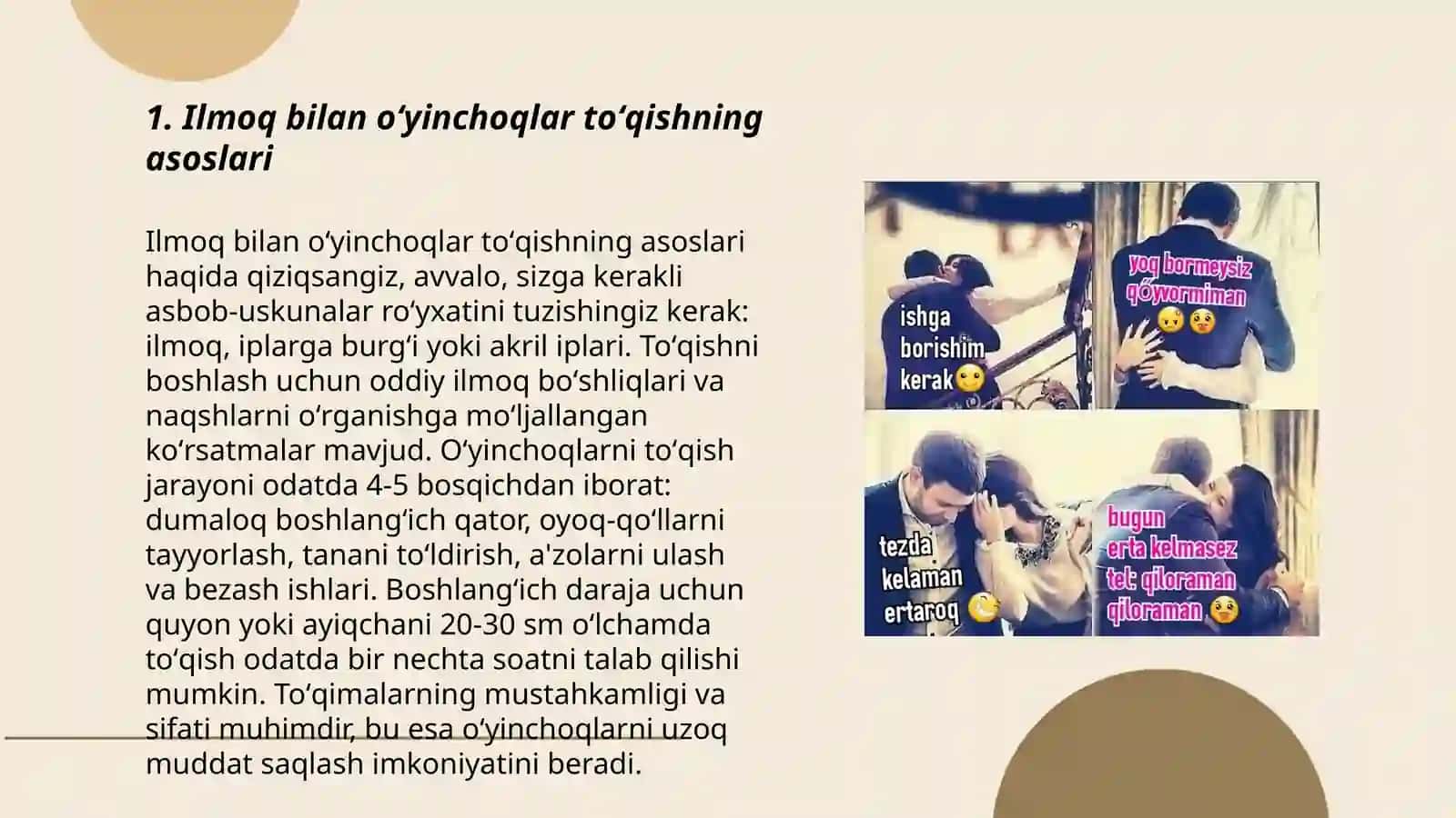 Ilmoq bilan oʻyinchoqlar toʻqish usullari 3