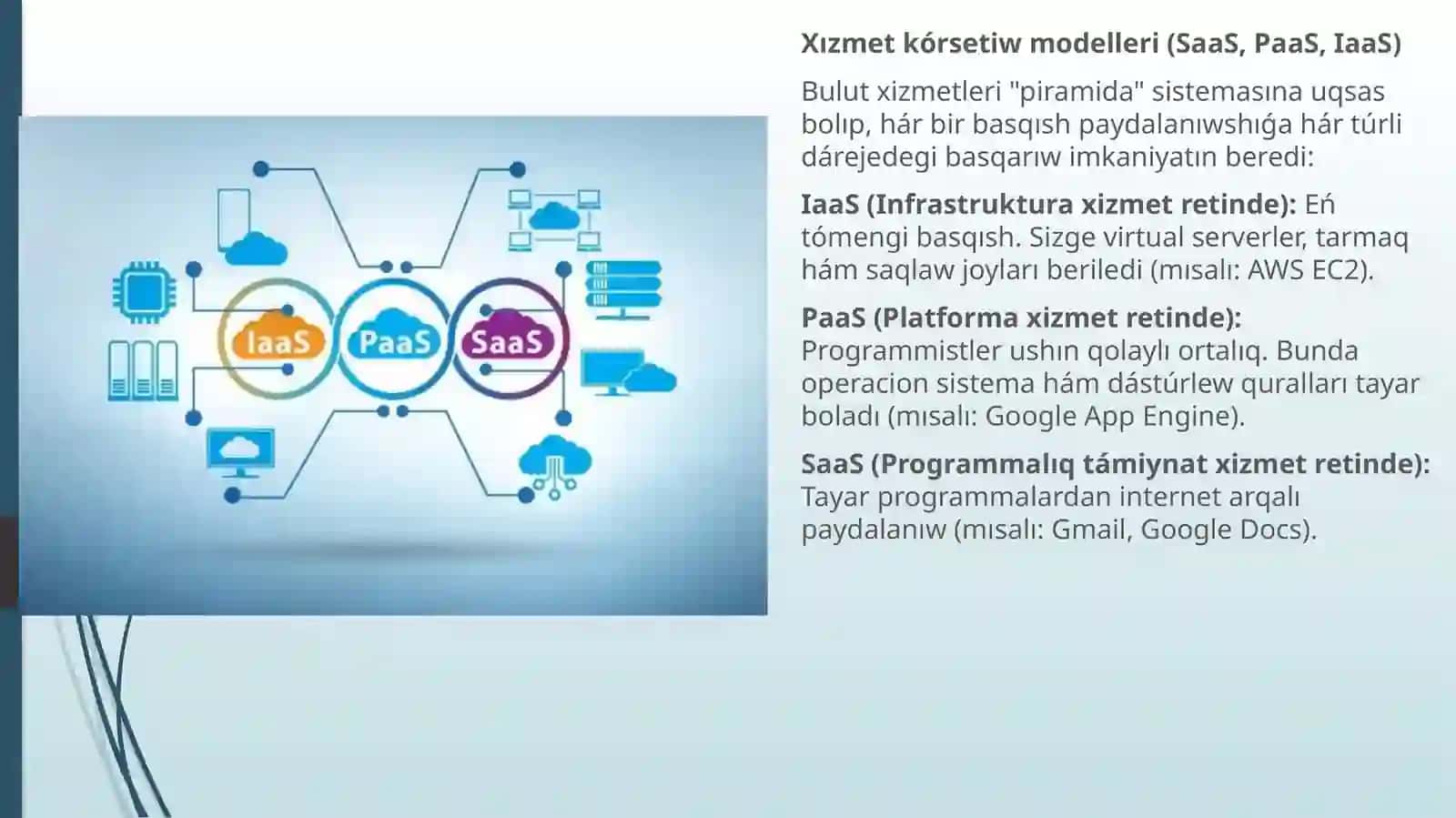 Bulut texnologiyalarınan paydalanıw 3