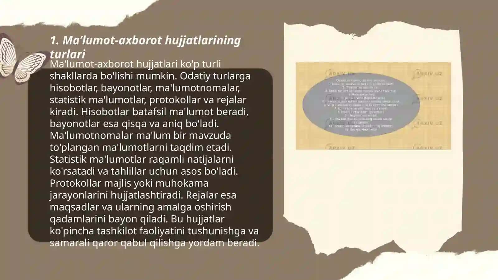 Ma'lumot-axborot hujjatlari dalolatnoma 3