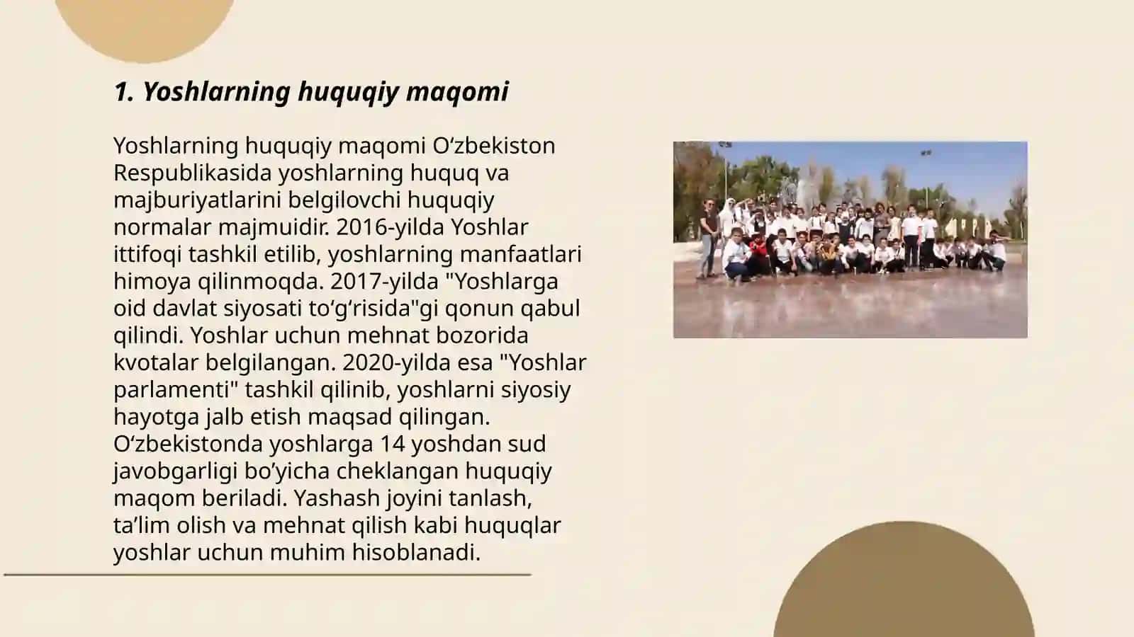 Yoshlar huquqlarining konsititutsiyaviy asoslari 3
