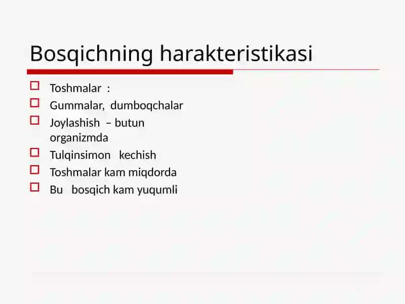 Uchlamchi va tugma zahm 3