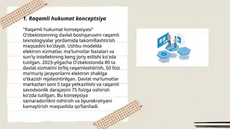 Raqamli hukumat konsepsiyasi 3