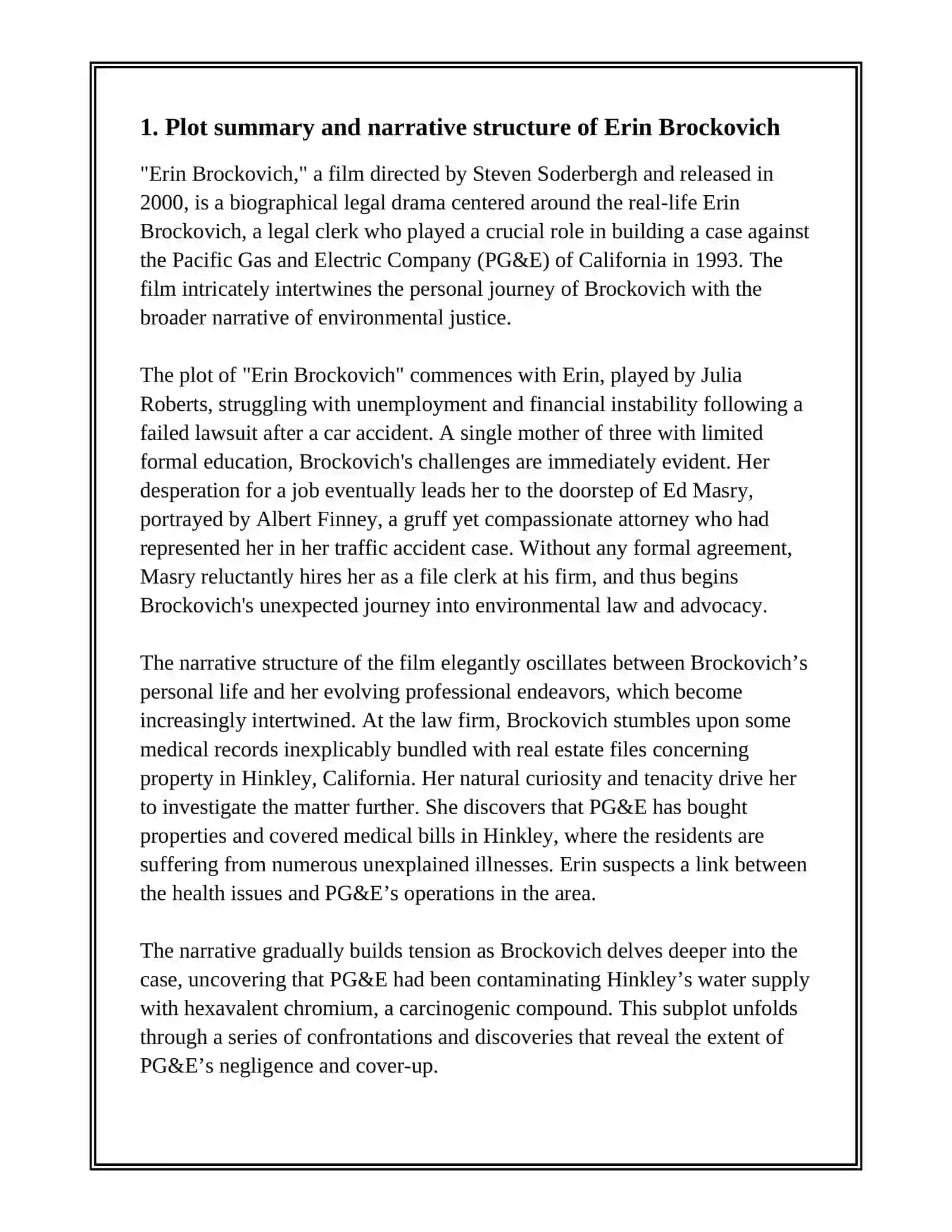 'ERIN BROCKOVICH’ FILM REVIEW 3