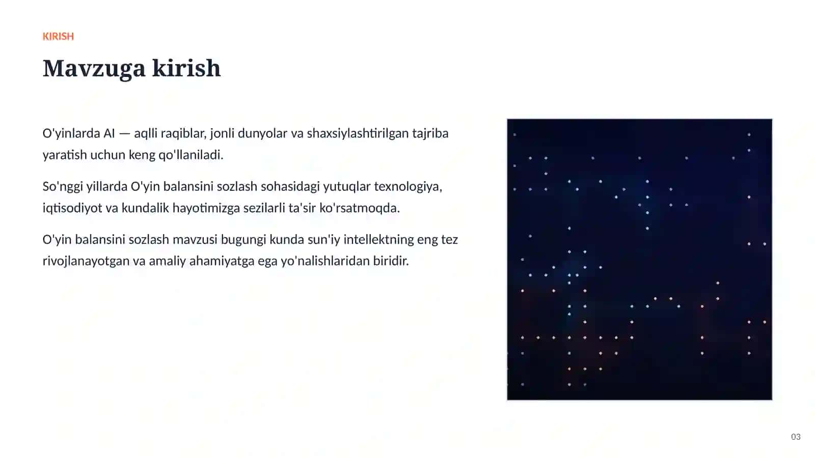 O'yinlarda AI 3