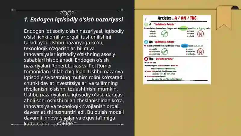 Endogen osishning alternativ nazariyasi 3