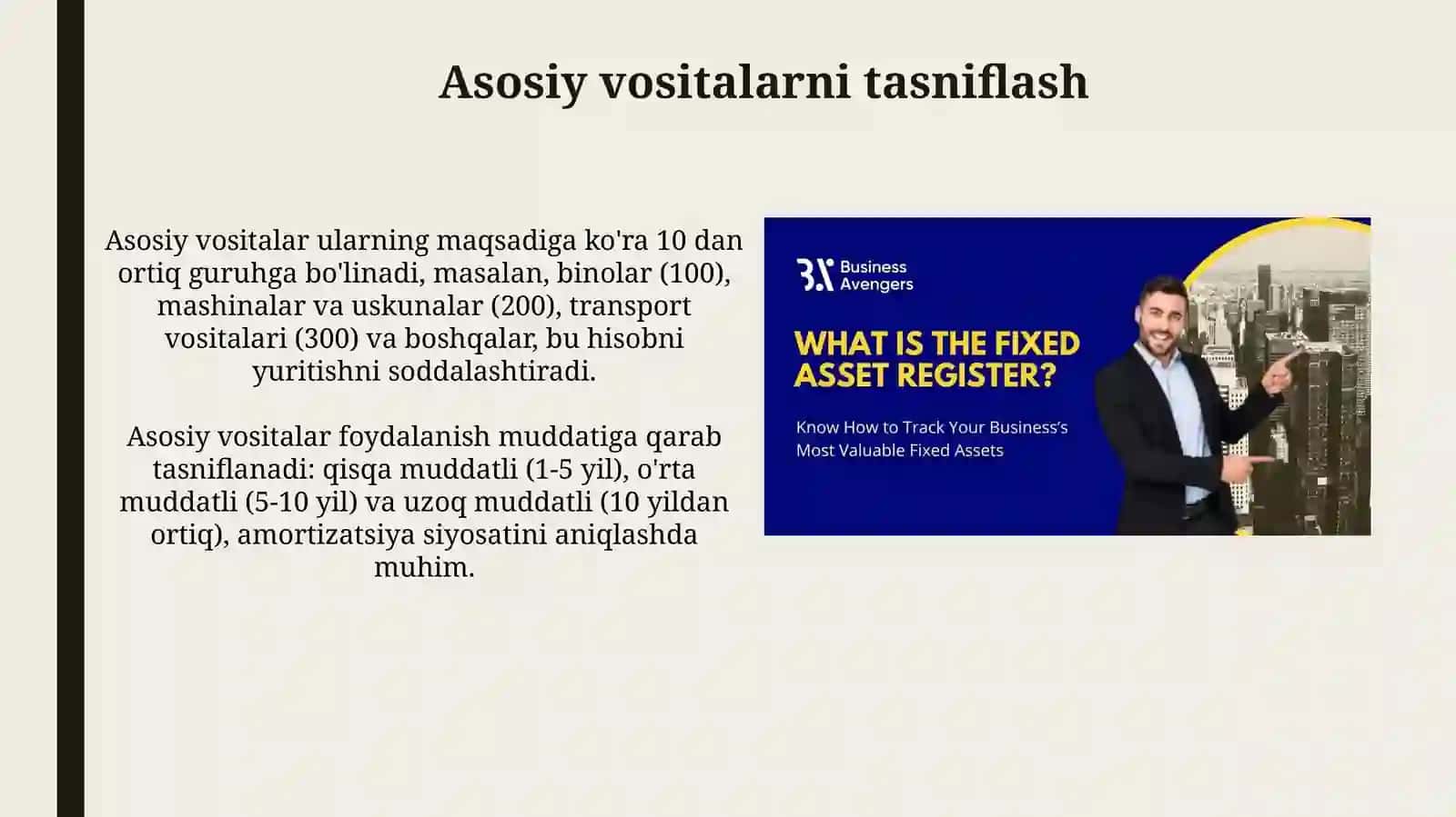 Asosiy vositalarni hisobga olish tartibi 3