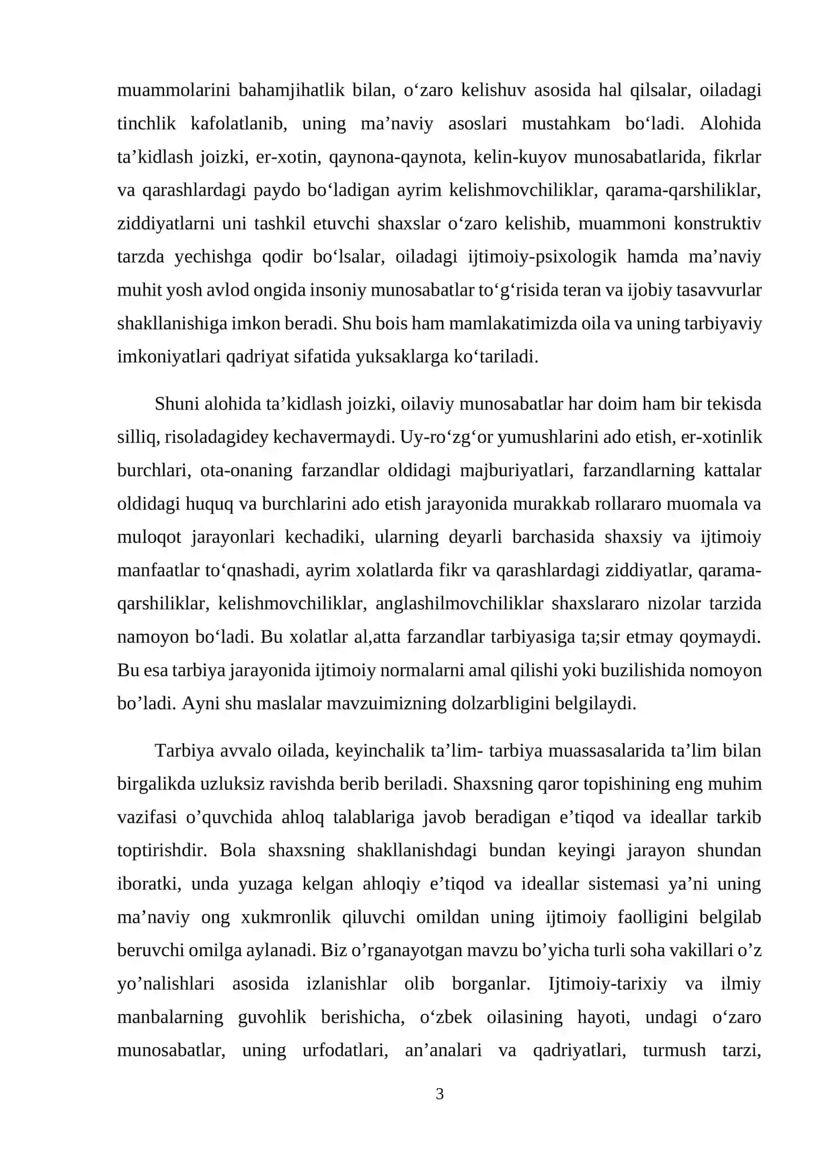 Bola shaxsining rivojlanishi va uning muhitga bog’liqligi 3