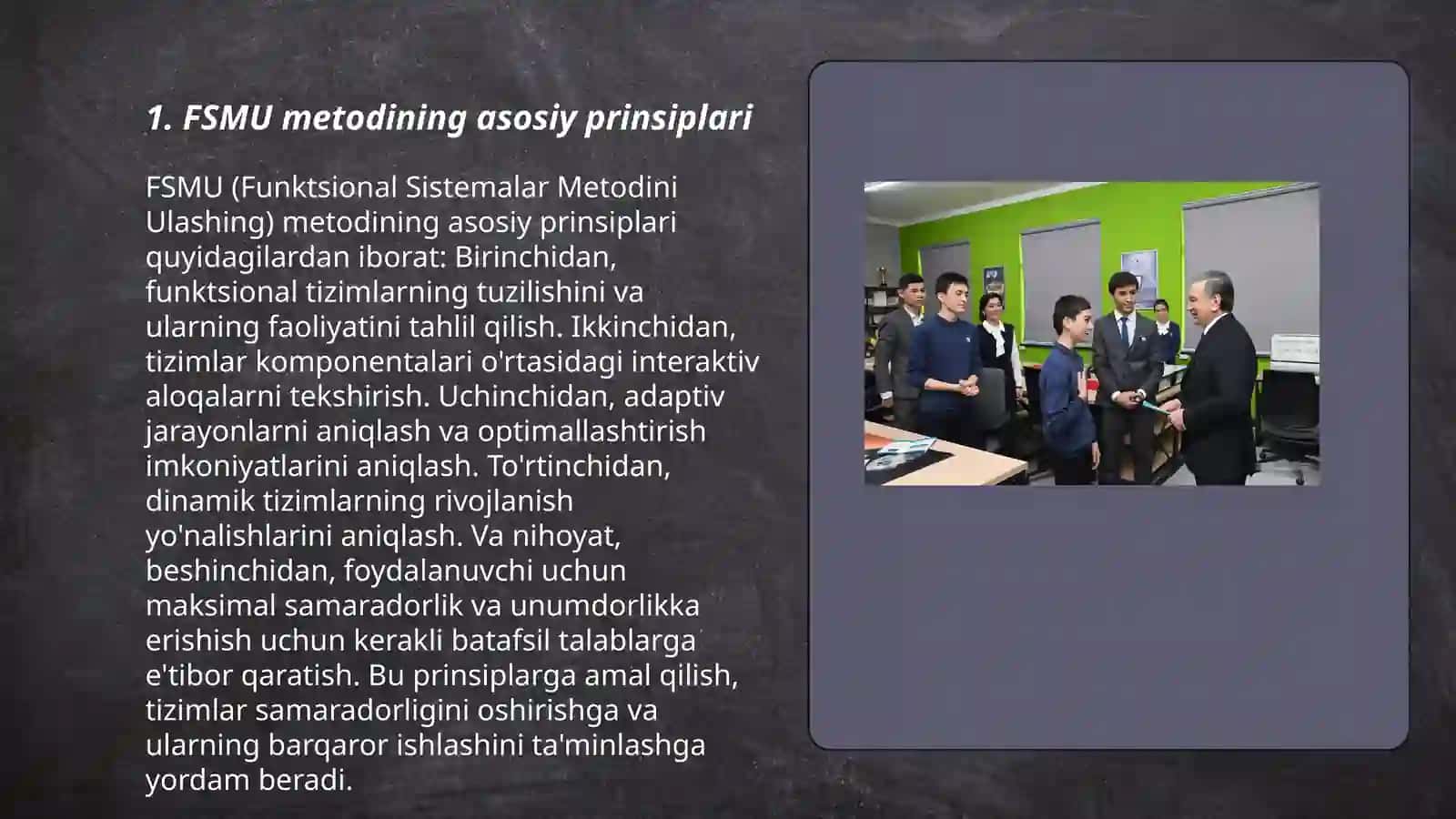 Texnalogiya darslarida FSMU metodi 3