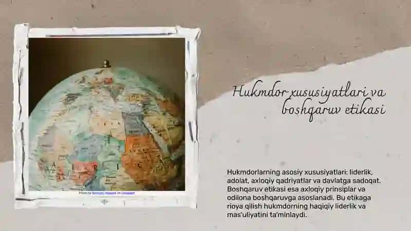 Arastuning Axloqi Kabir asarida boshqaruv etikasi 3