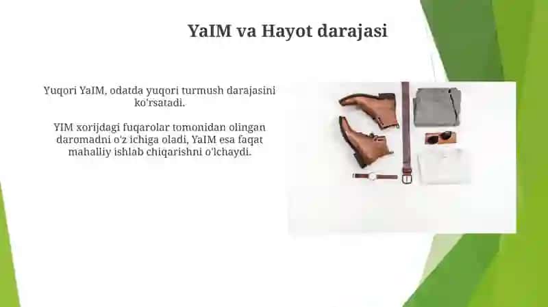 Yalpi ichki mahsulot yalpi milliy mahsulot 3