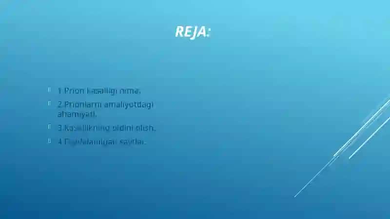 Prionlarning amaliyotdagi ahamiyati 3