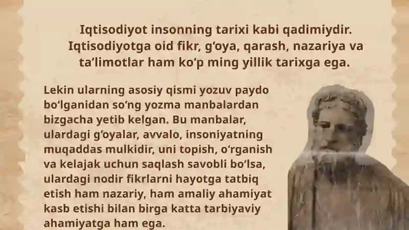 Iqtisodiy ta’limotlar tarixi 3