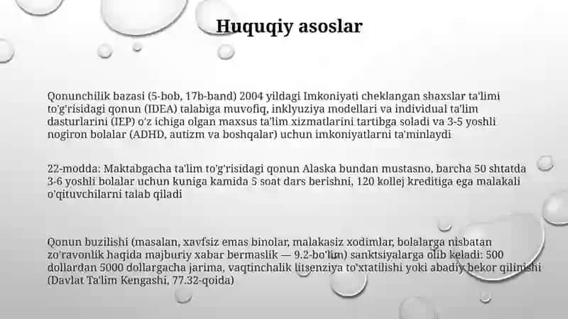 "Maktabgacha talim va tarbiya toʻgʻrisida"gi qonun 3