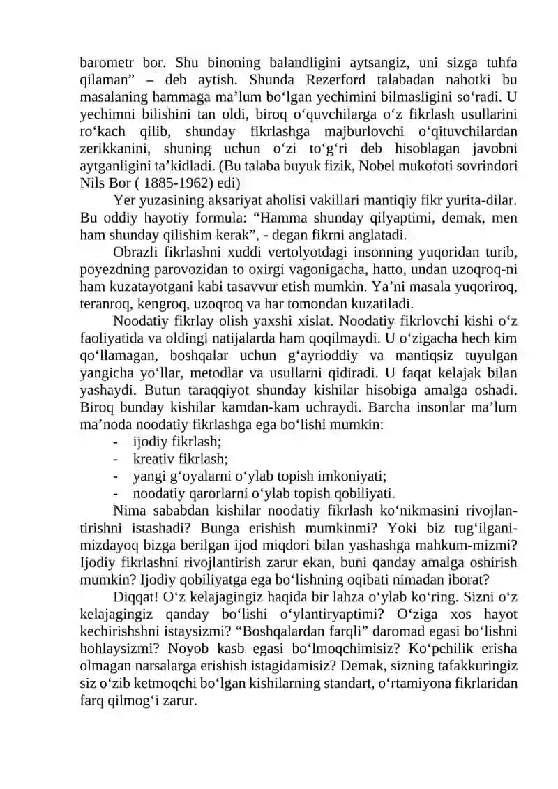 NOODATIY FIKRLASH ASOSLARI 3