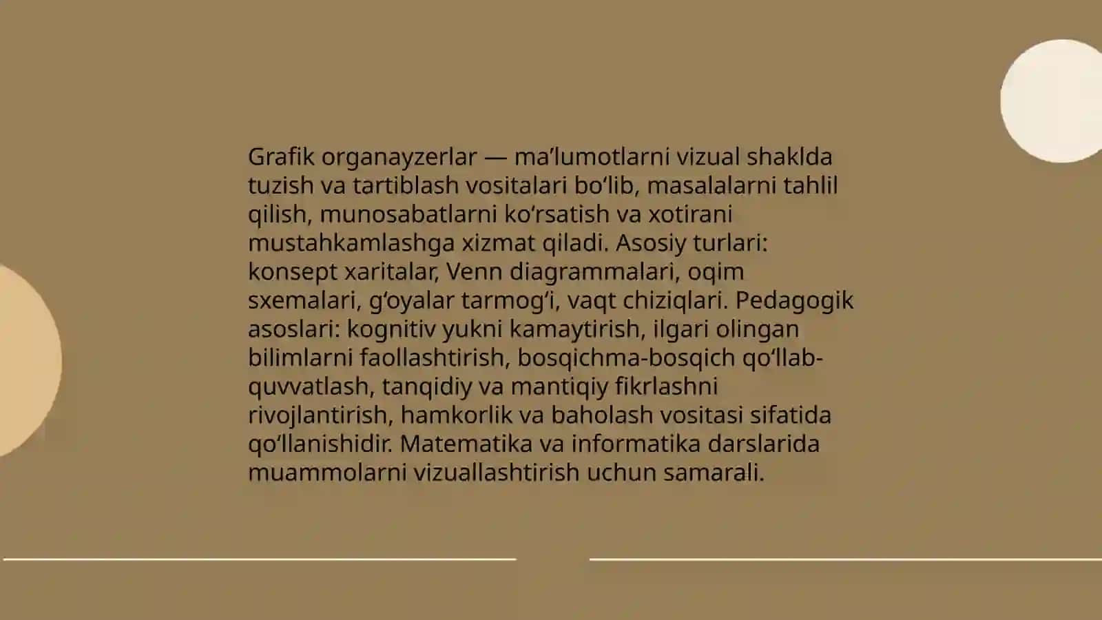 Grafik organayzerlarning oʻrni 3