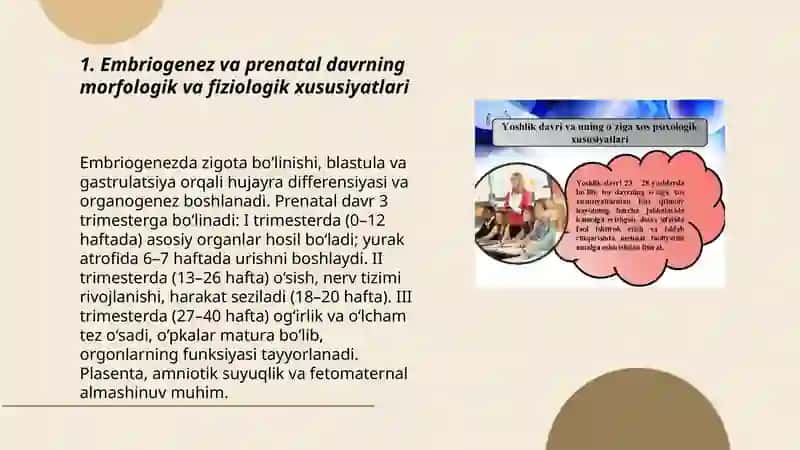 Yosh davrlarining morfologik va fixiologik xususiyatlari 3