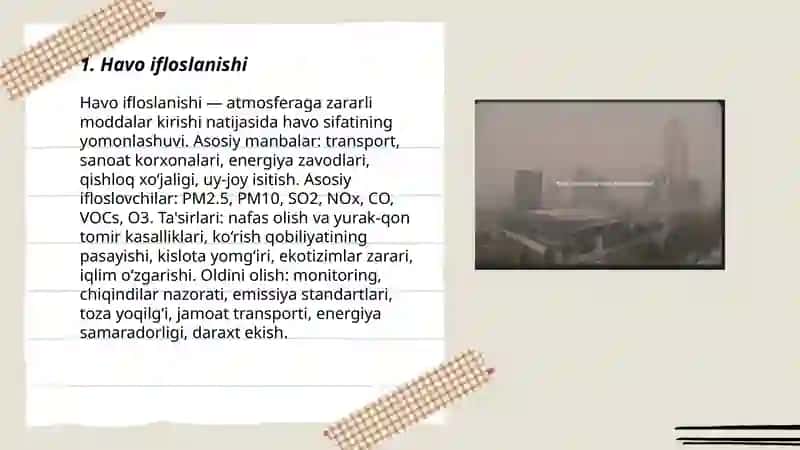 Ekologik muammolar 3
