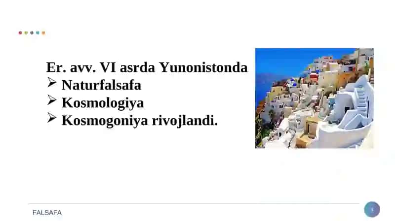 Falsafiy tafakkur taraqqiyoti bosqichlari:  G‘arb  falsafasi 3