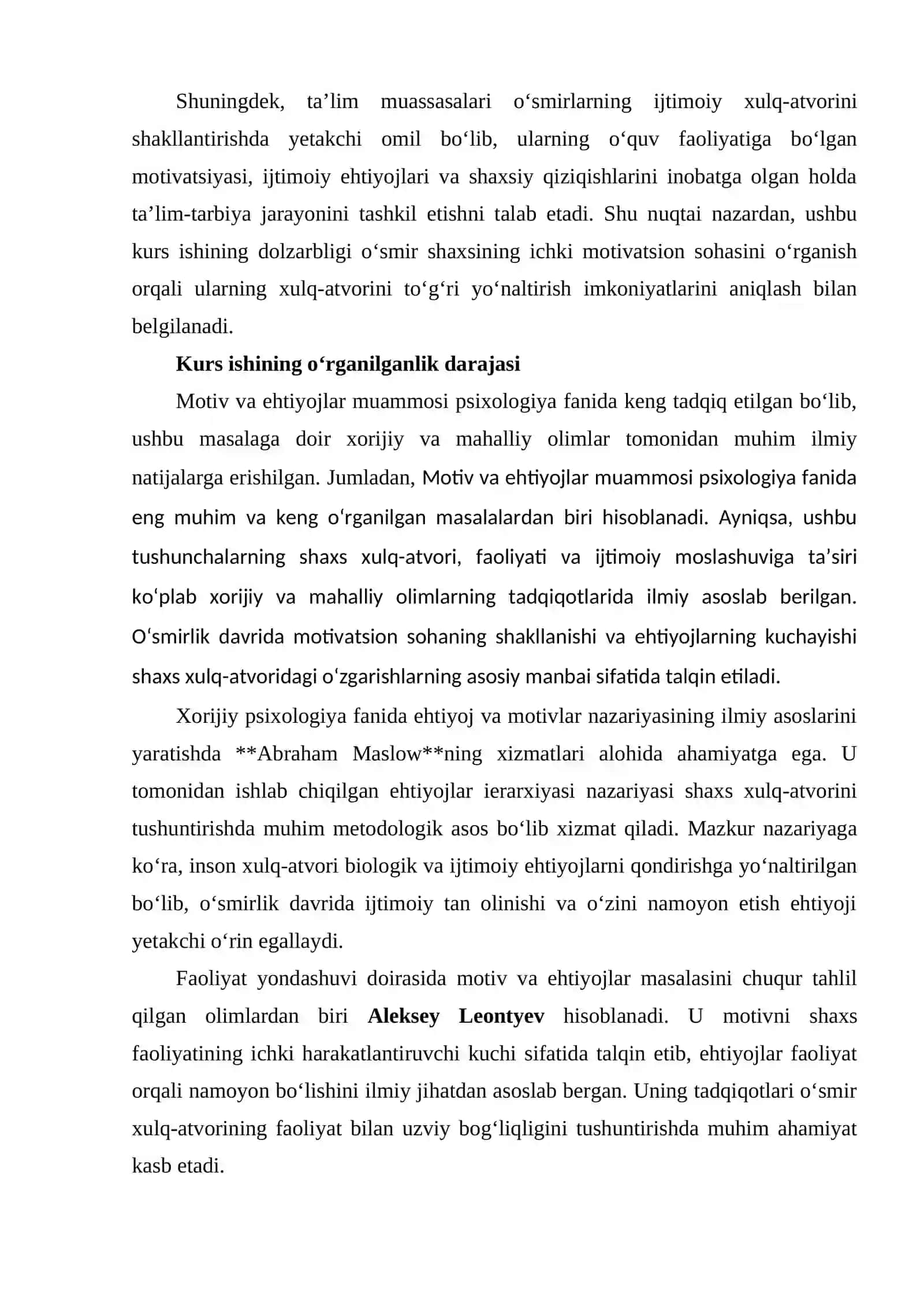 O'smir xulq-atvoriga motiv va ehtiyojlarning ta'siri 3