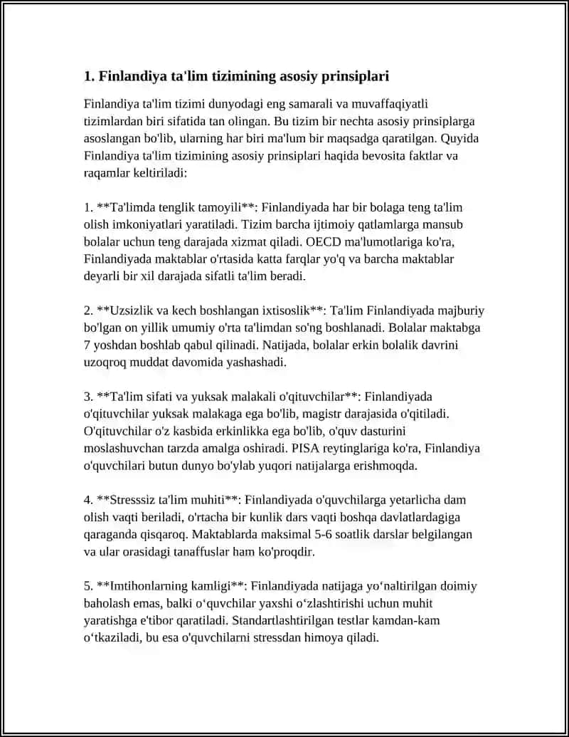 FINLANDIYA TA’LIMI ENG YAXWI TA’LIM 3