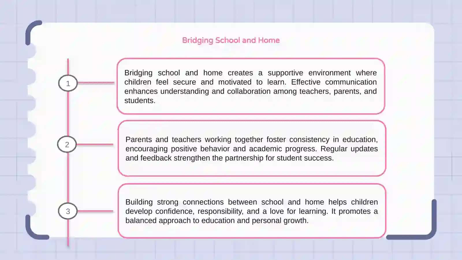 Bridging School and Home 3